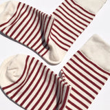 Billy Bamboo - Colour Stripe Socks – Burgundy -