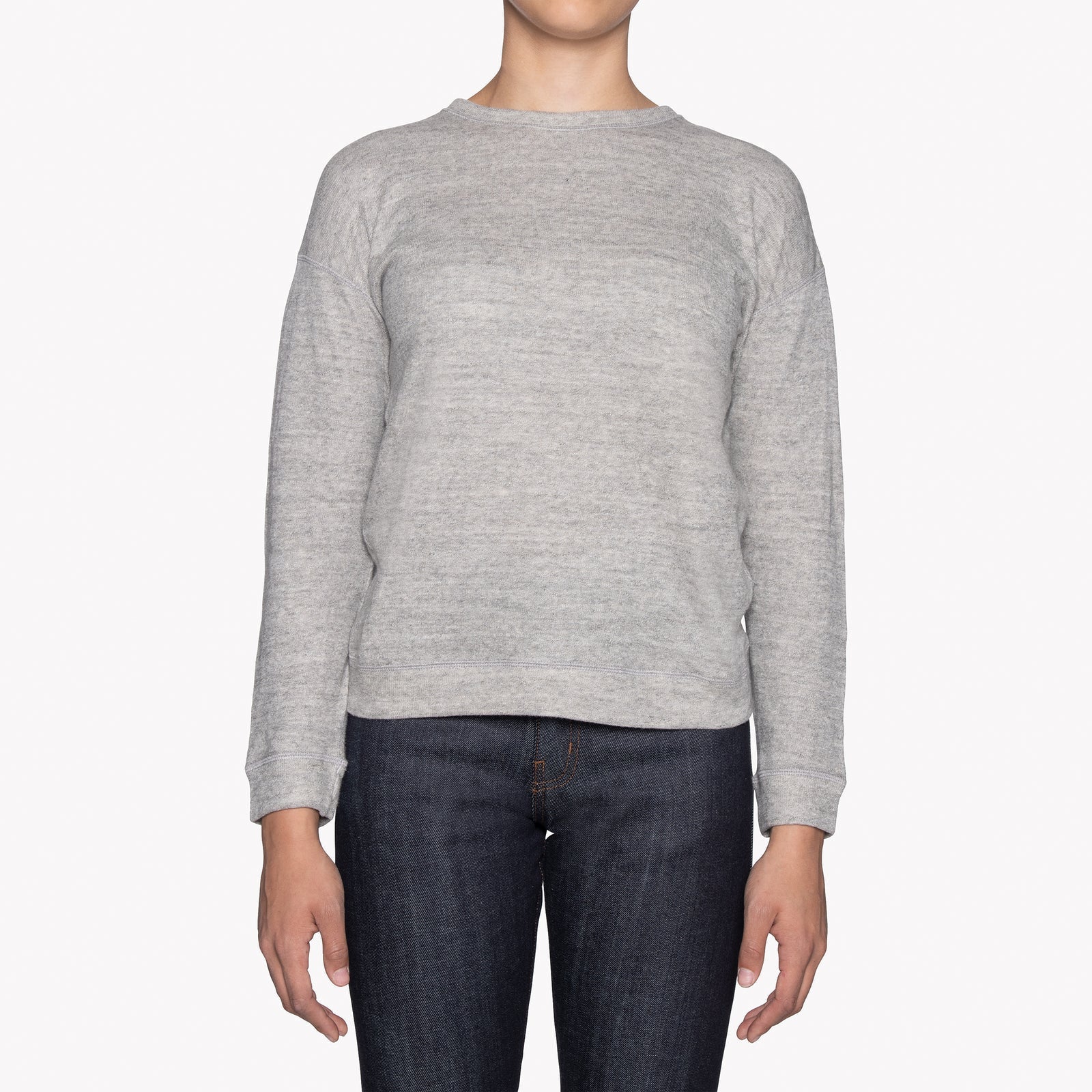 Naked & Famous - Weekend Crew - Grey Vintage