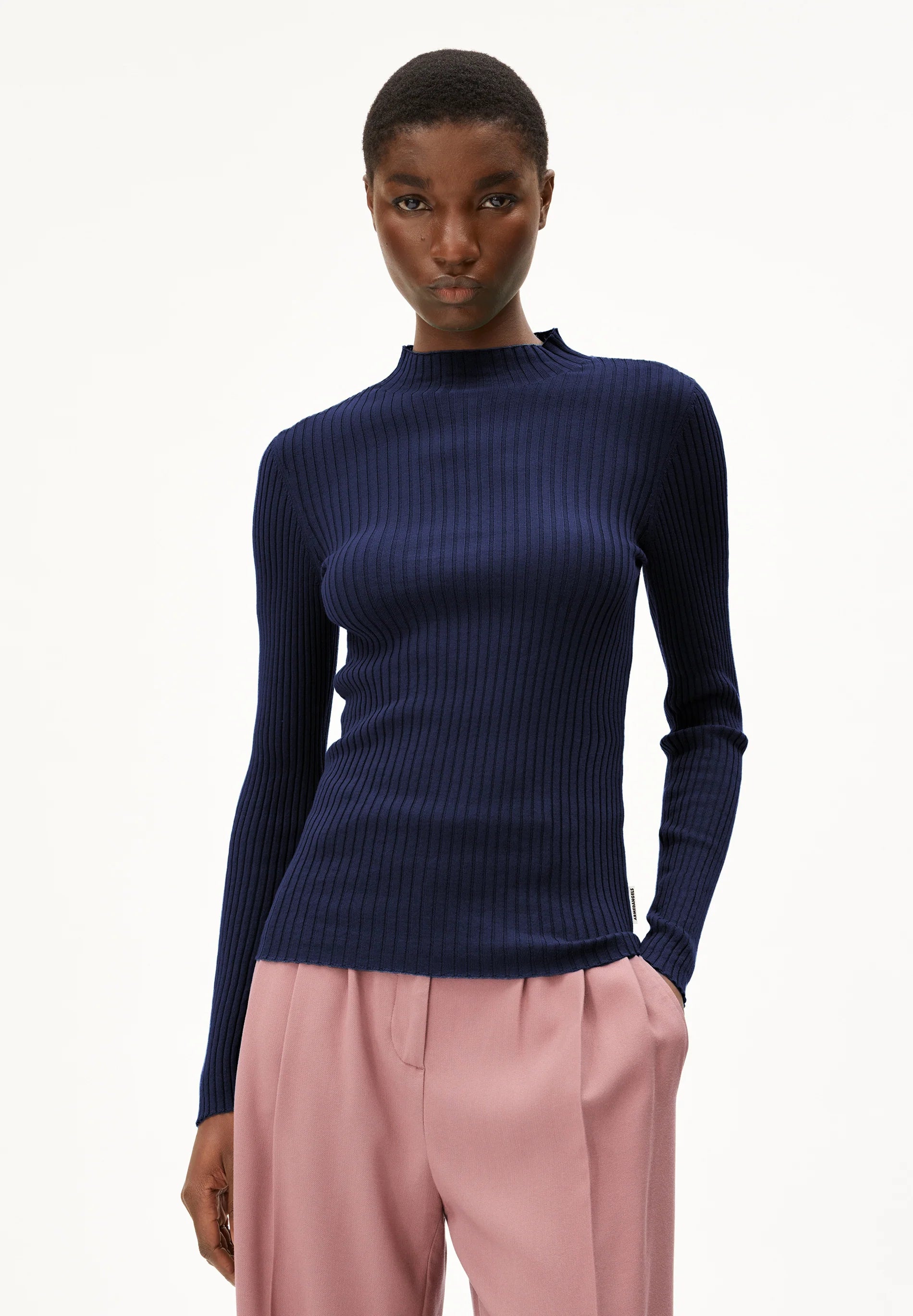 Armedangels - Alaania Knit Sweater - Tinted Navy