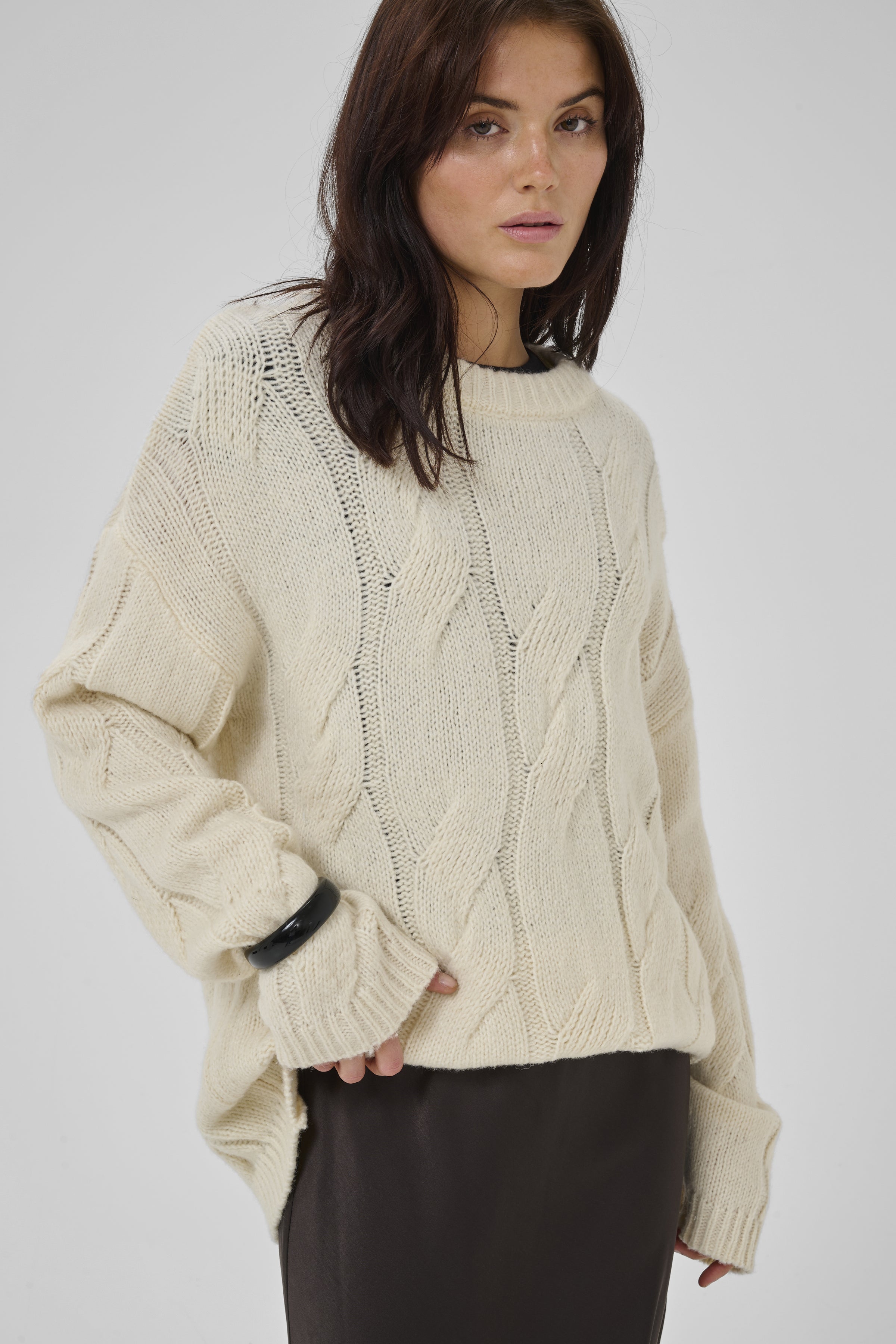 My Essential Wardrobe - Will Knit Pullover - Snow White
