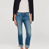 DL1961 - Mara Straight Jean - Hulton Cuffed