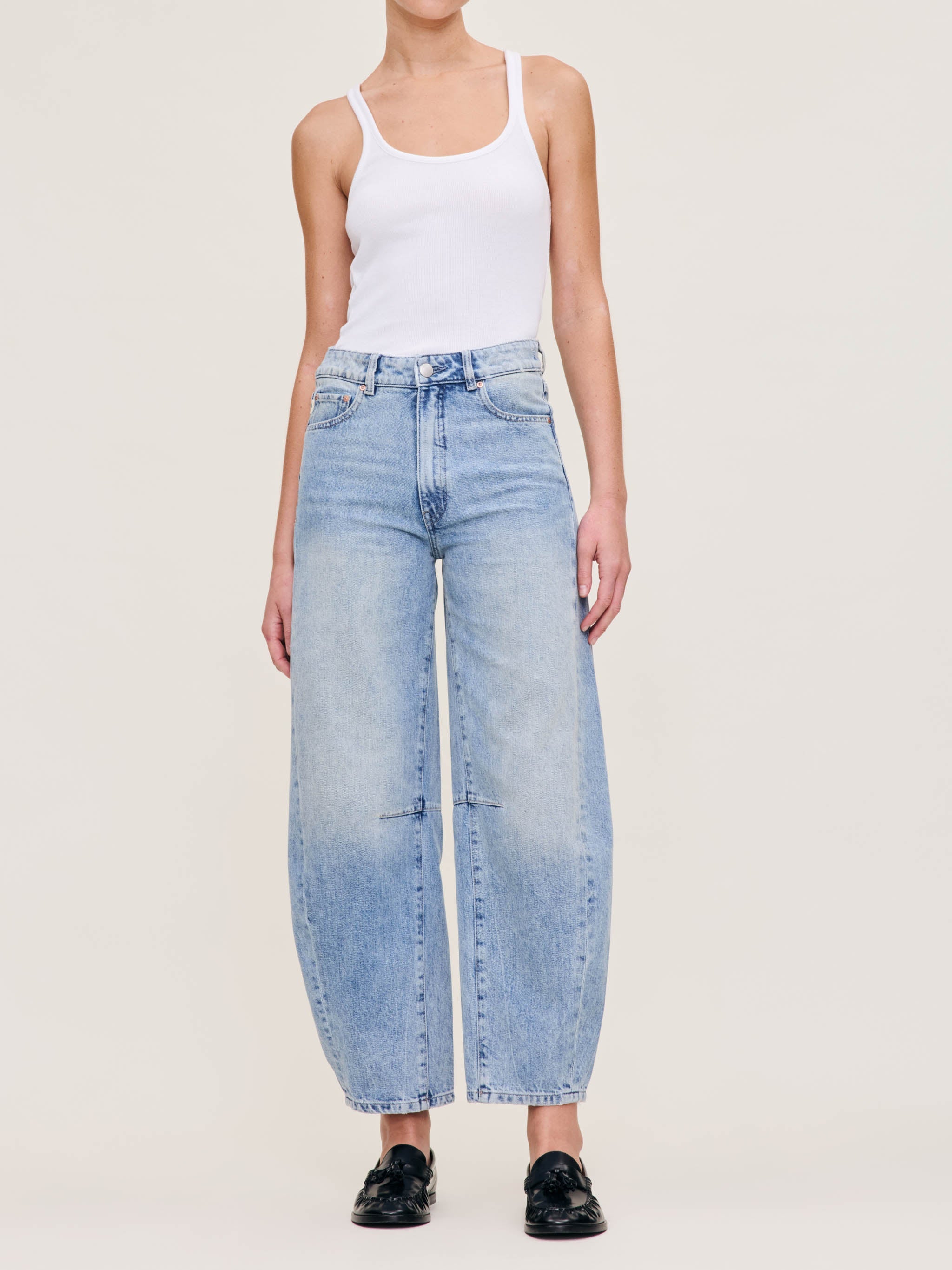 DL1961 - Miro Rigid Barrel Jean - Tinted Light