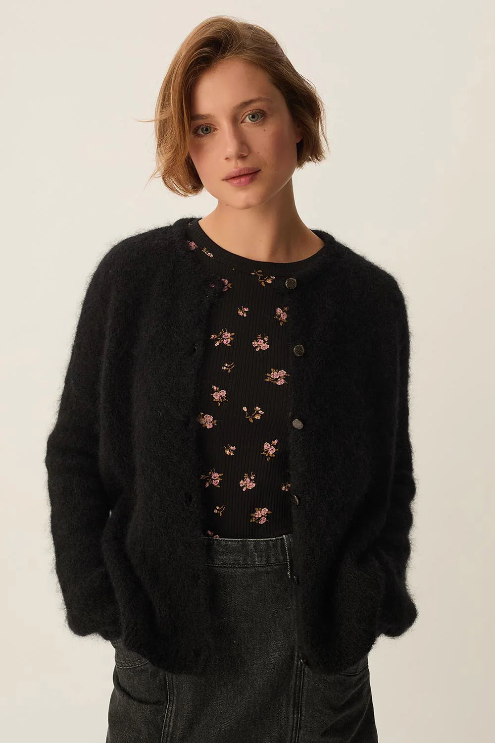 Des Petits Hauts - Bea Cardigan - Black
