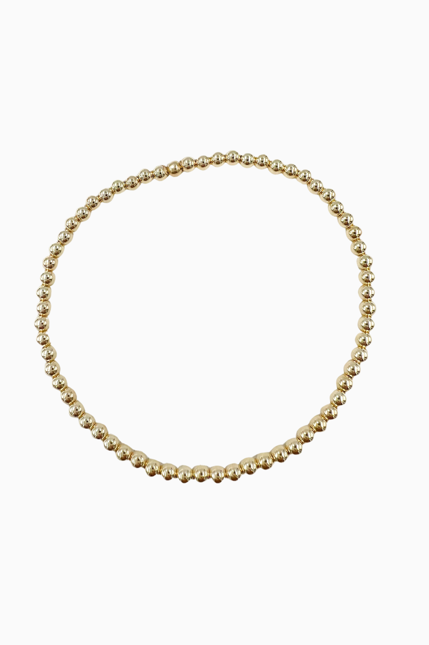 Saskia de Vries - Leave-On 3mm Bracelet - Gold 6.5