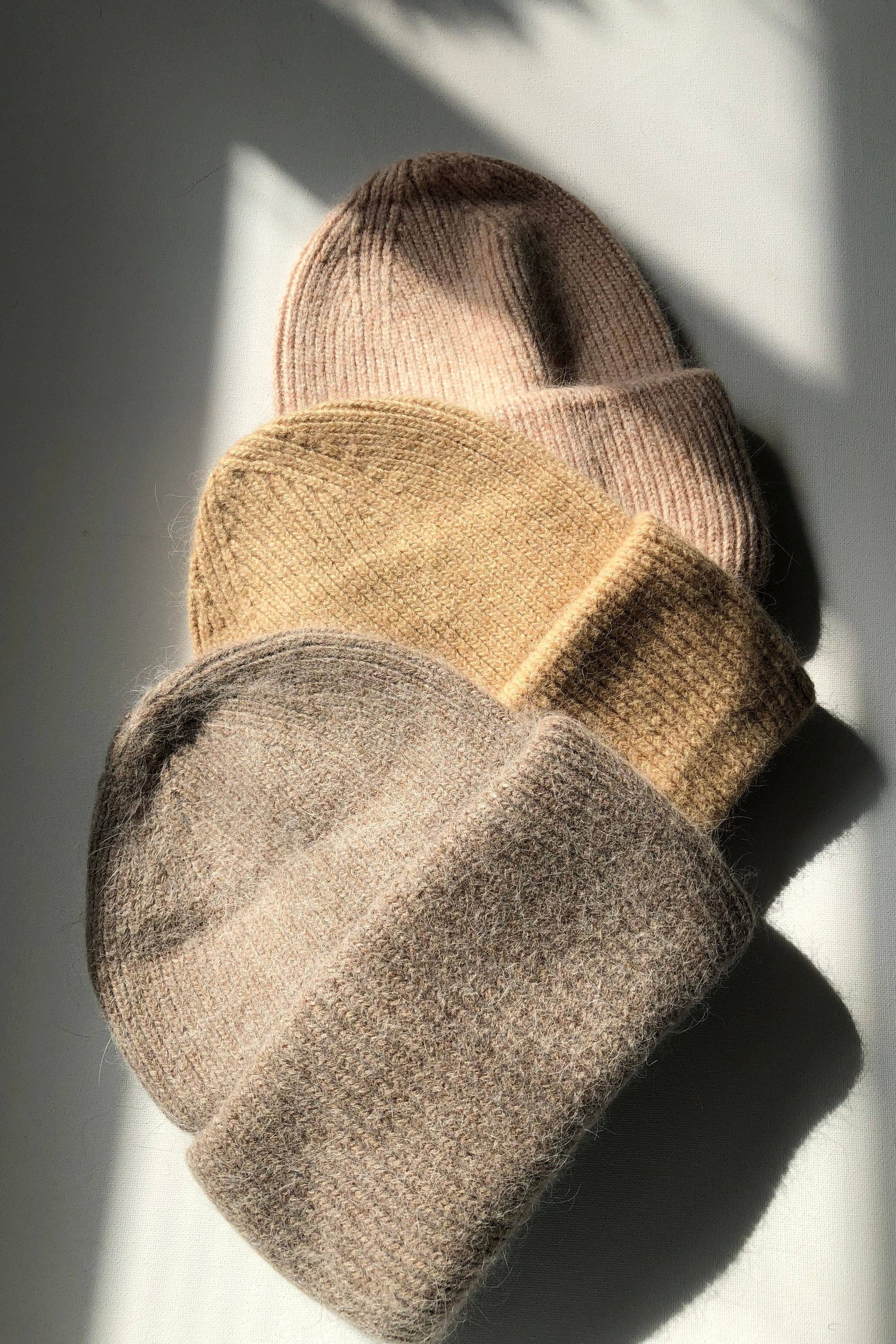 Billy Bamboo - Royal Angora Beanie – Mushroom -