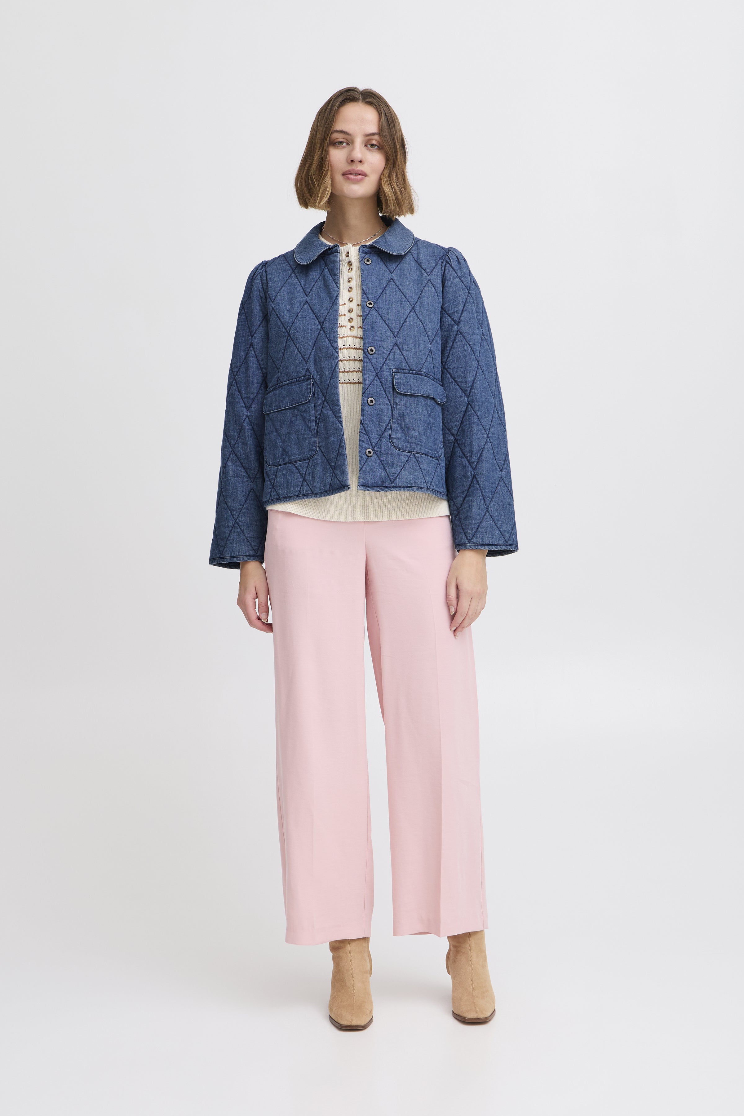 Atelier Reve - Poline Denim Jacket - Medium Blue Denim