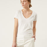 Naïf - Fiona V-Neck Tee - White