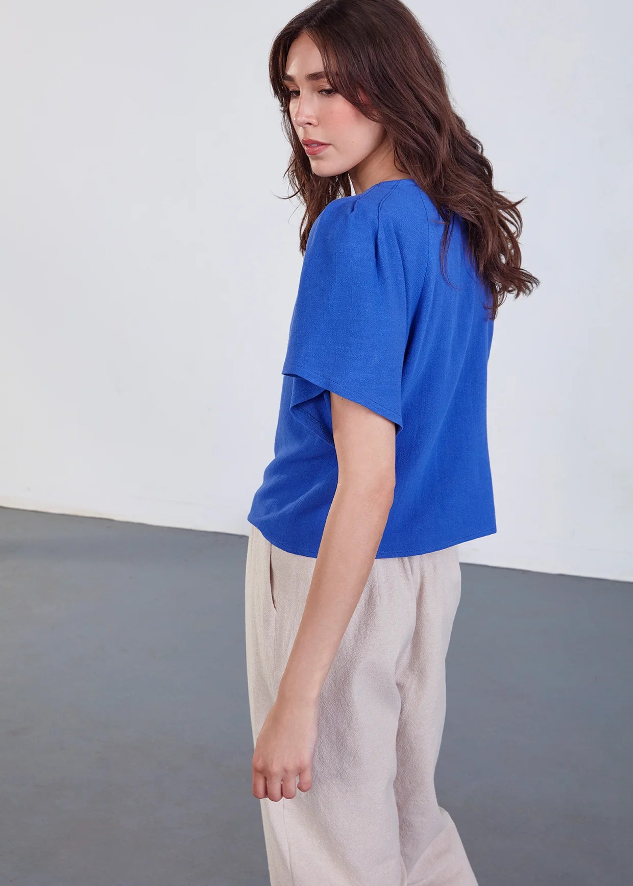 Dagg and Stacey - Emille Top - Electric Indigo