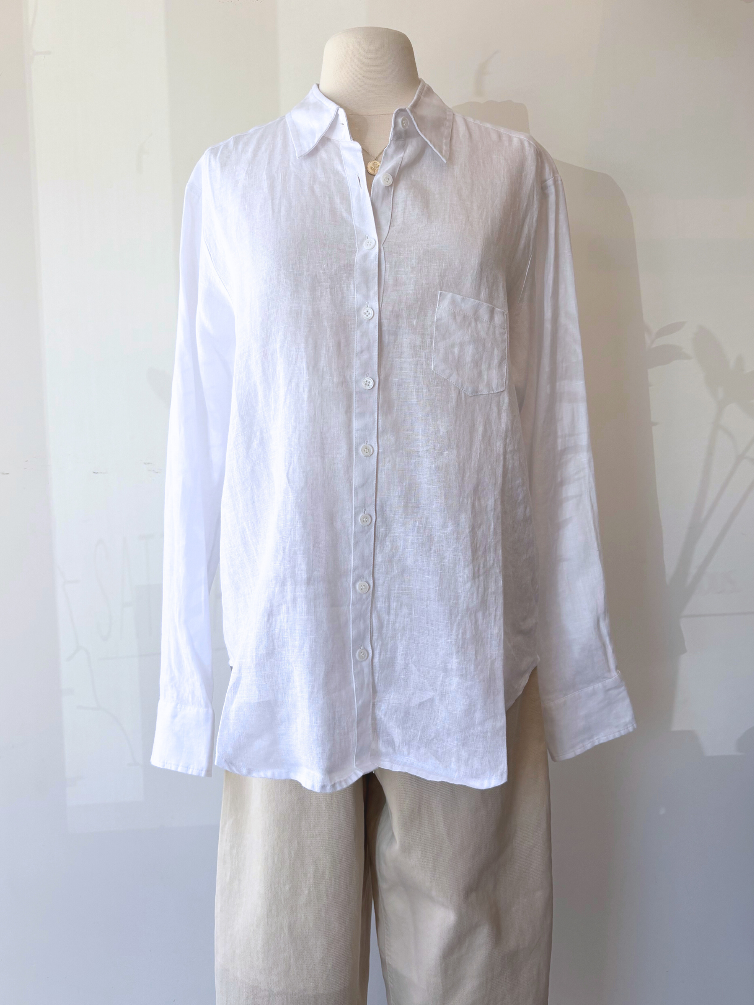 Naïf - Imogen Linen Blouse - White