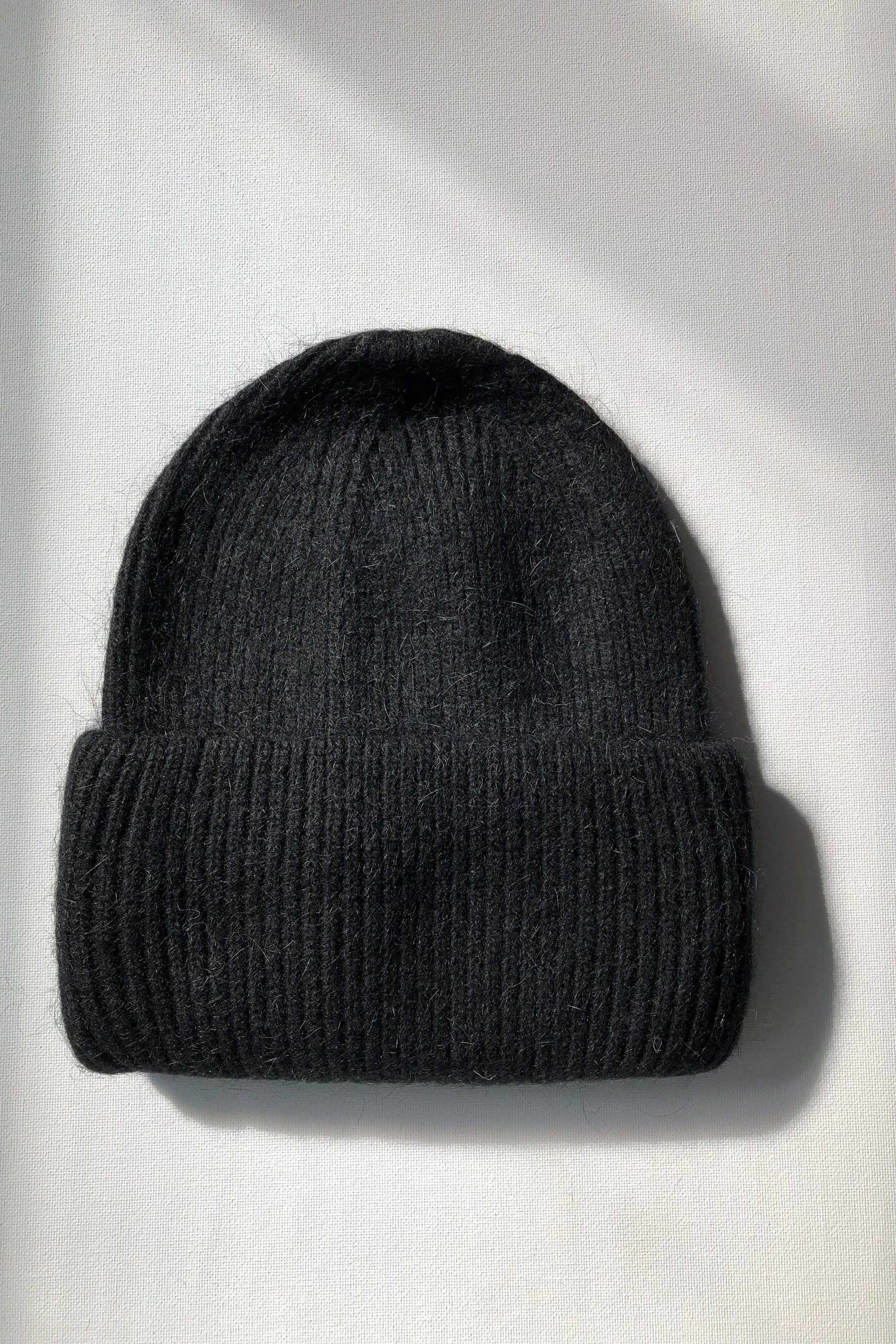Billy Bamboo - Royal Angora Beanie – Black -