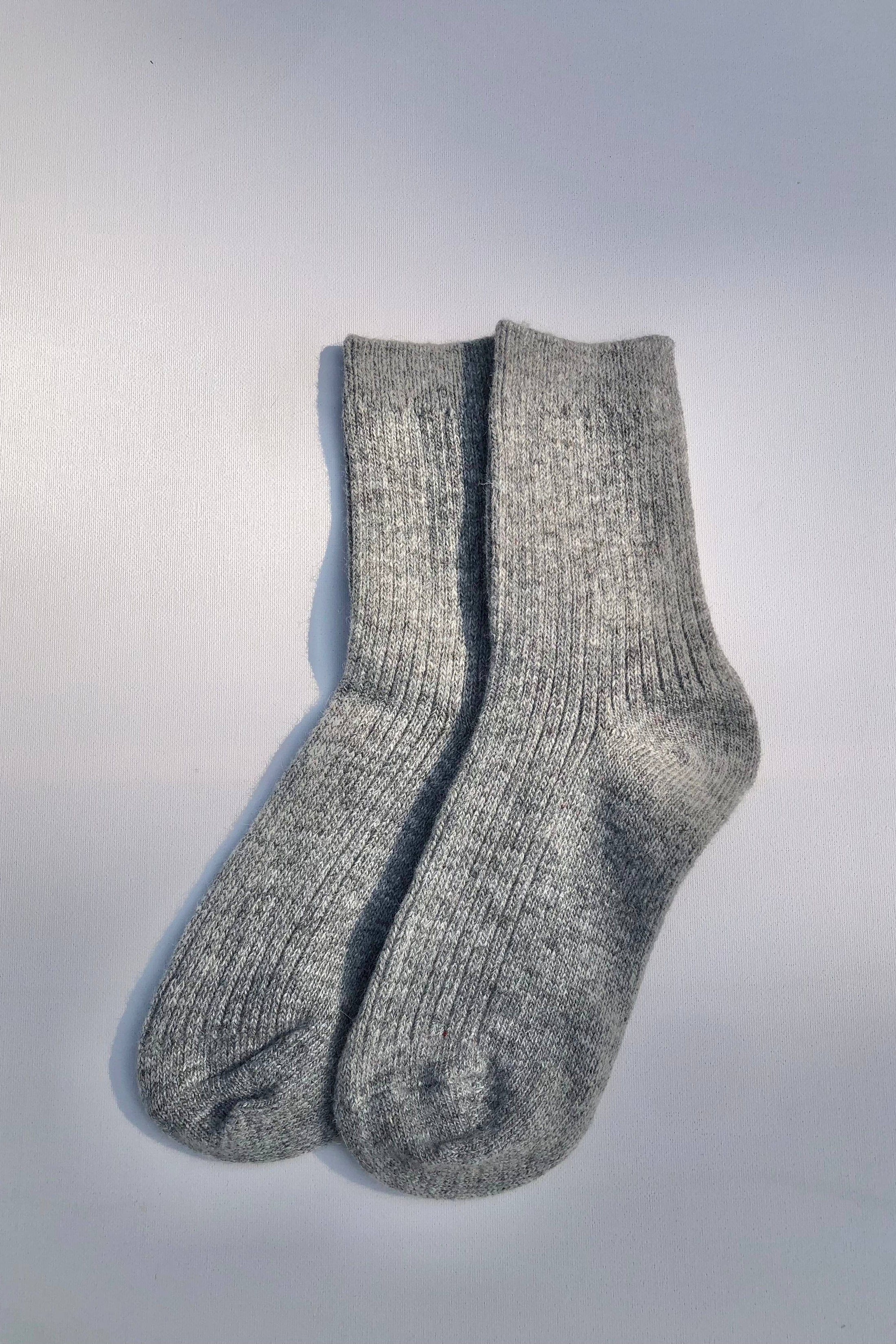 Billy Bamboo - Iceland Wool Sock – Grey Melange -