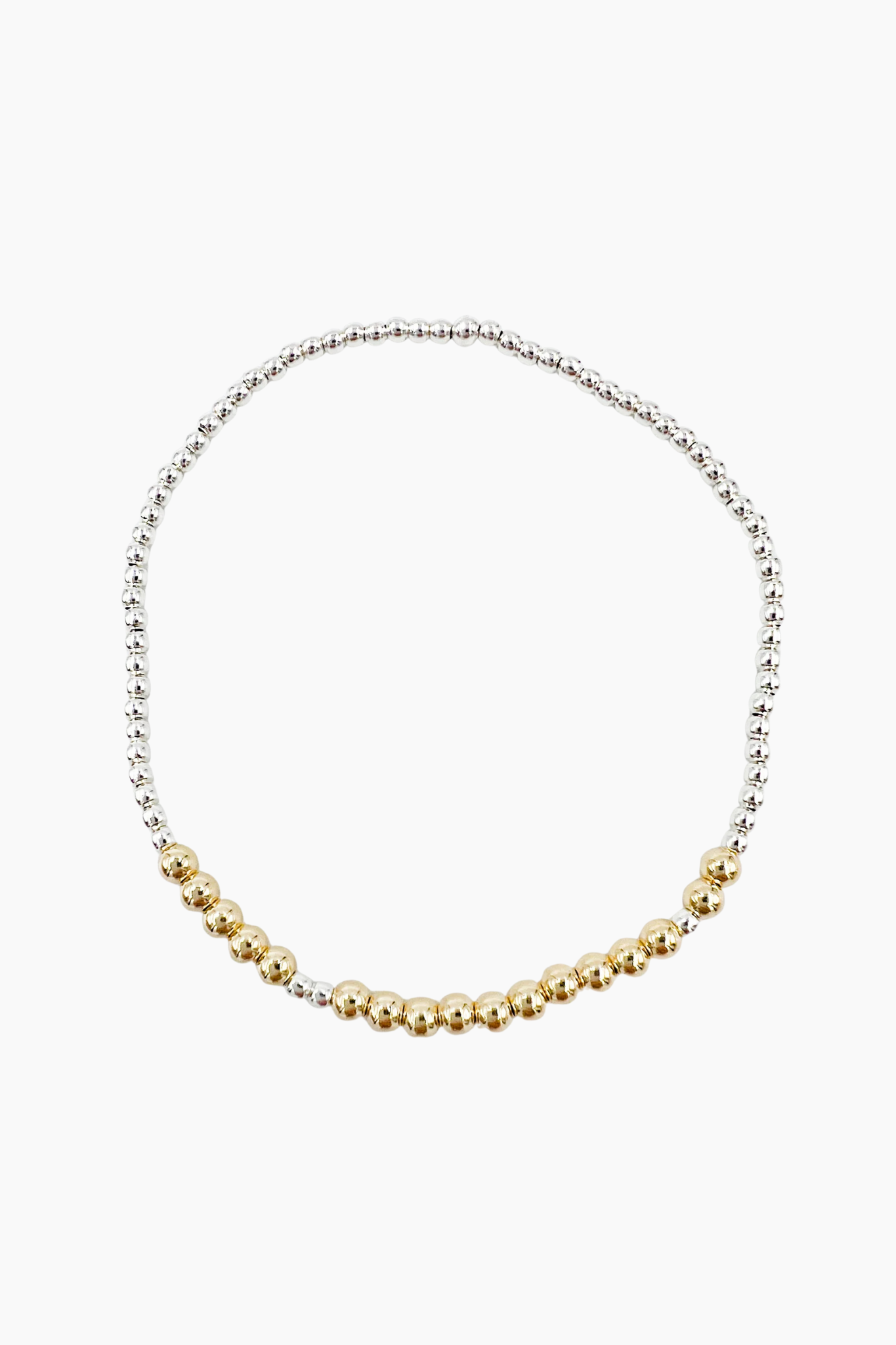 Saskia de Vries - SUNSHINE Morse Code Bracelet - Silver 6.5"