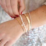 Leah Alexandra - Social Mini Bracelet – Pearl -