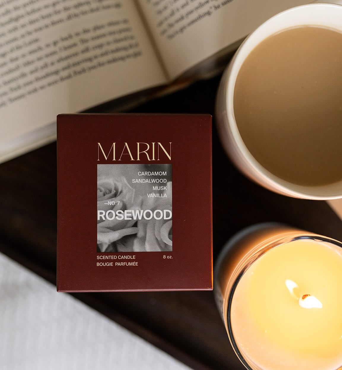 Marin - Candle – Rosewood -