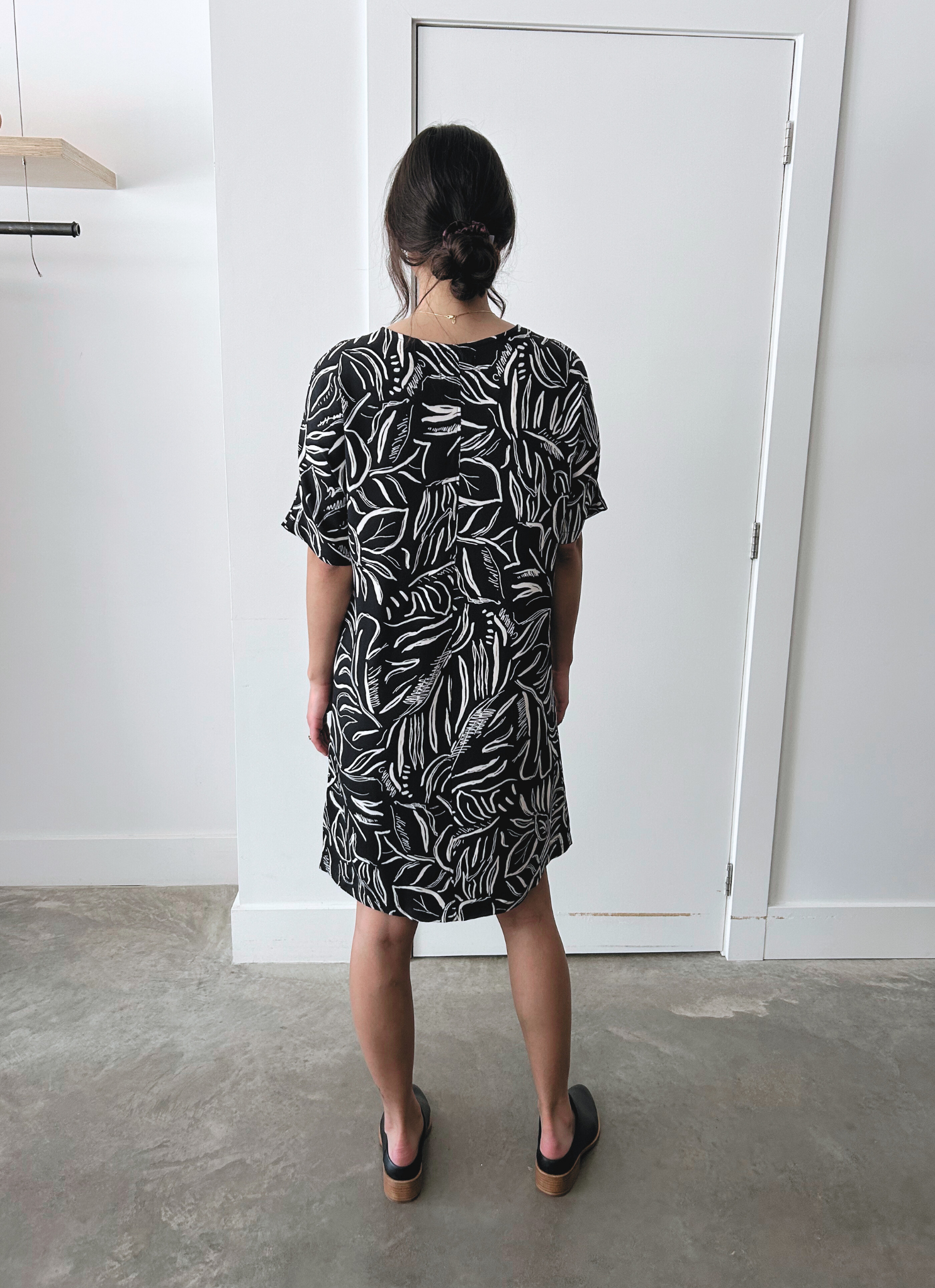 Sattva by Sarah - Printed Everyday T-Shirt Dress -