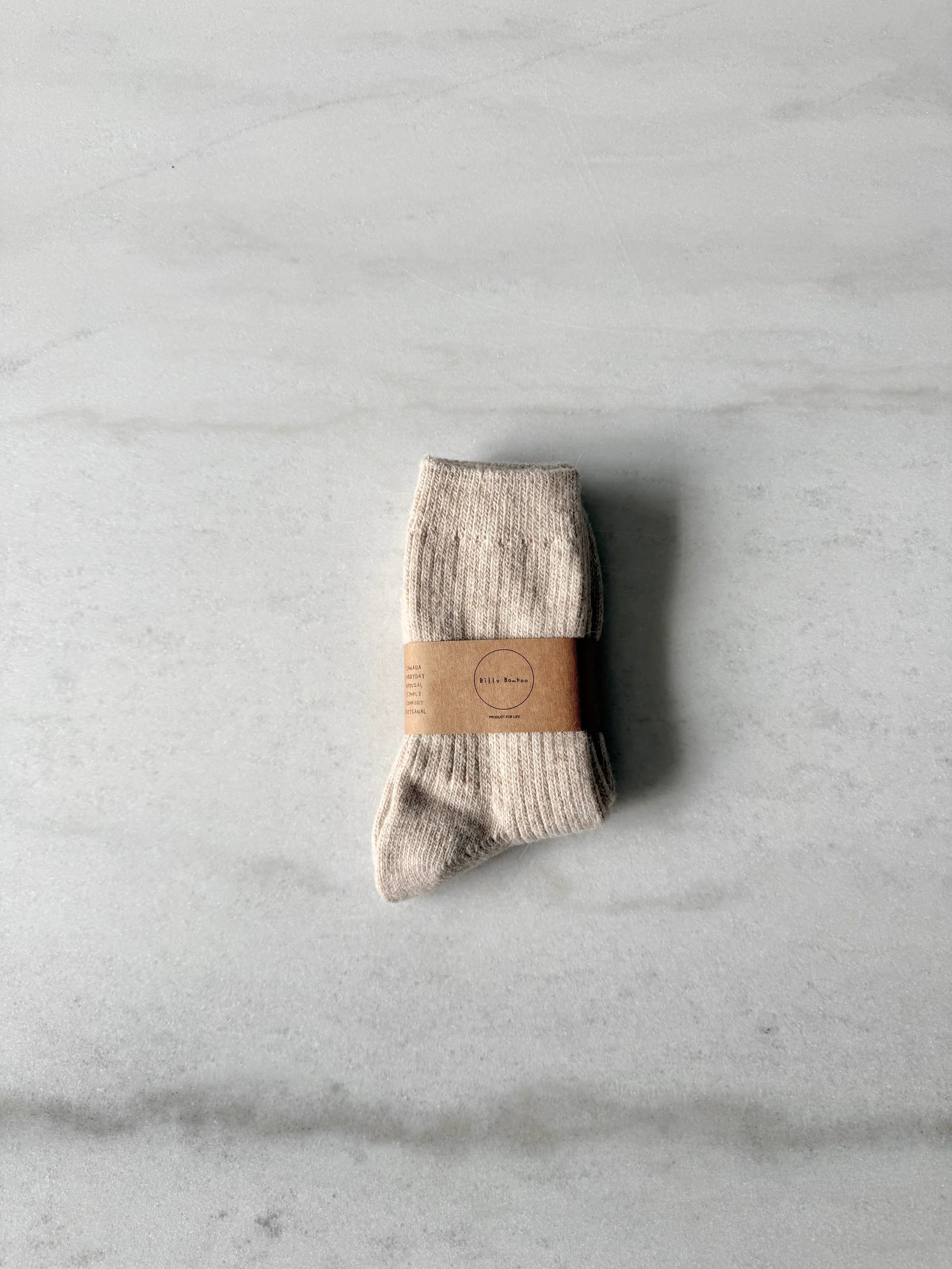 Billy Bamboo - Iceland Wool Socks – Oat -