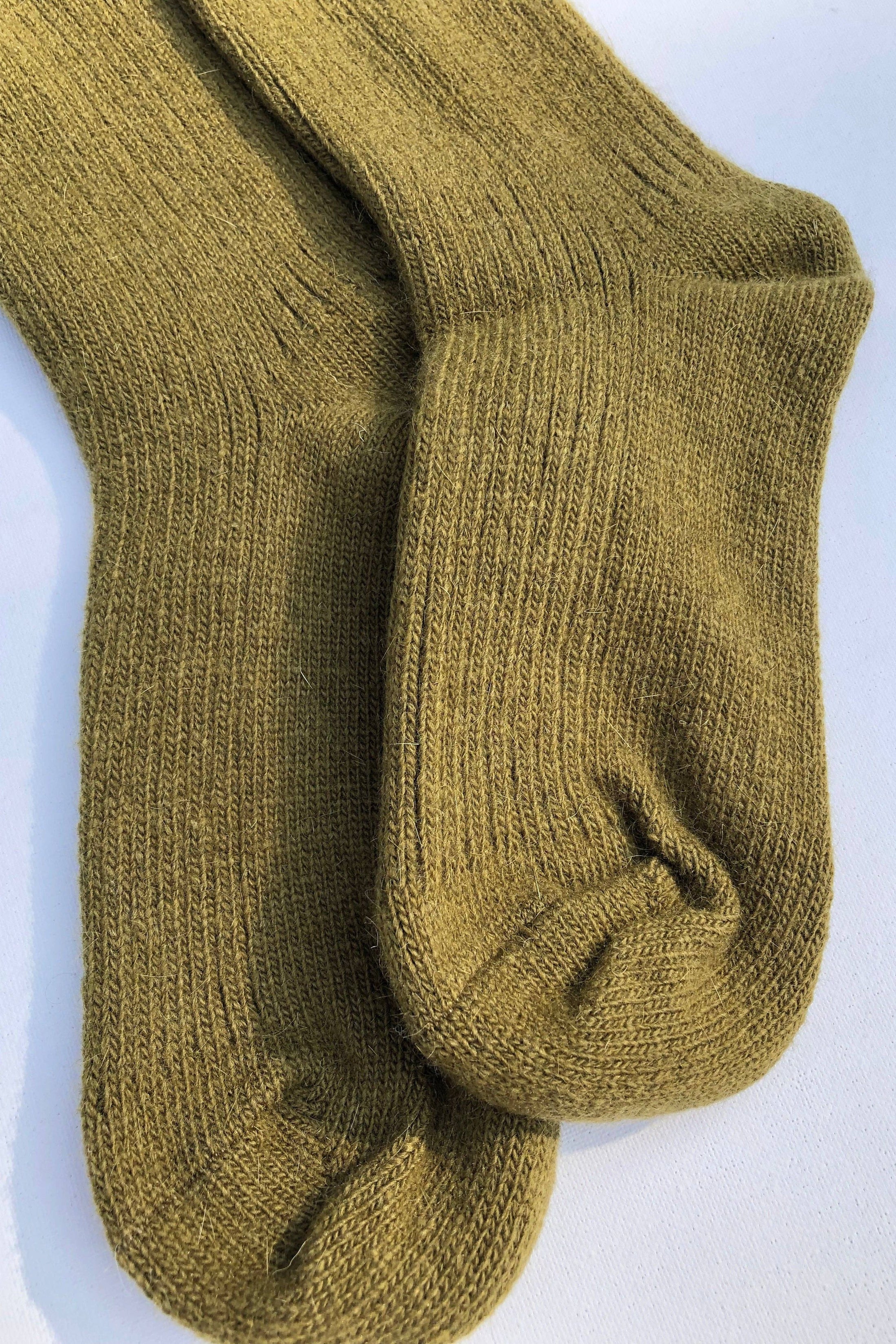 Billy Bamboo - Iceland Wool Socks – Olive -