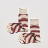 Billy Bamboo - Colour Stripe Socks – Burgundy -