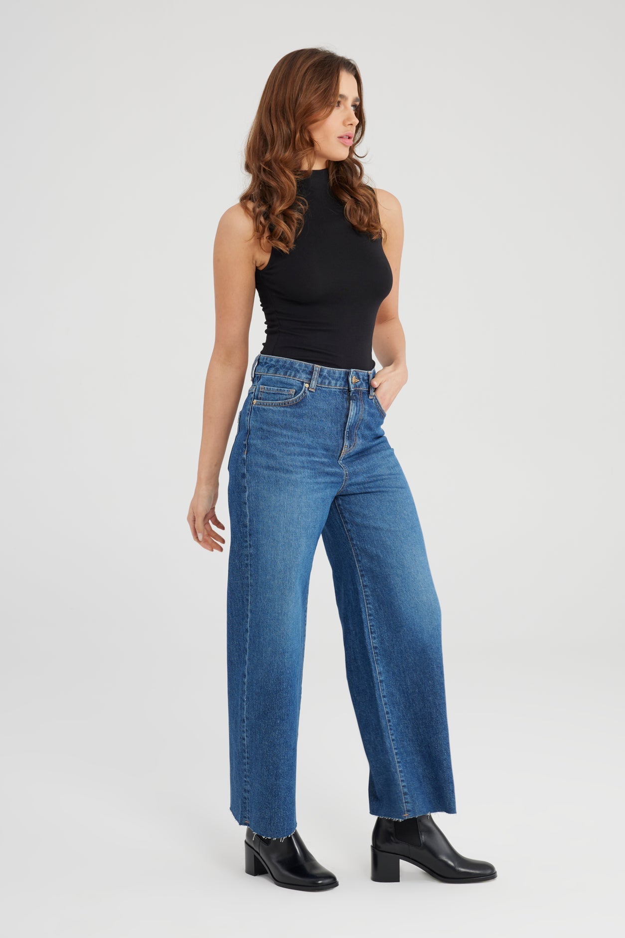 Cup of Joe - Aura Wide Leg Jean -