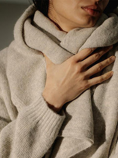 Bare - Alpaca Travel Wrap - Wheat