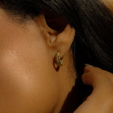 Leah Alexandra - Braided Hoops – Gold -