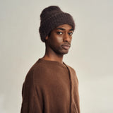 Heirloom - Cloud Mohair Beanie – Chocolate Brown -