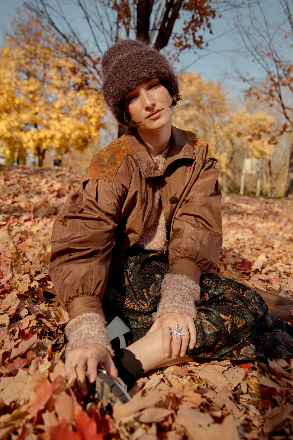 Heirloom - Cloud Mohair Beanie – Chocolate Brown -