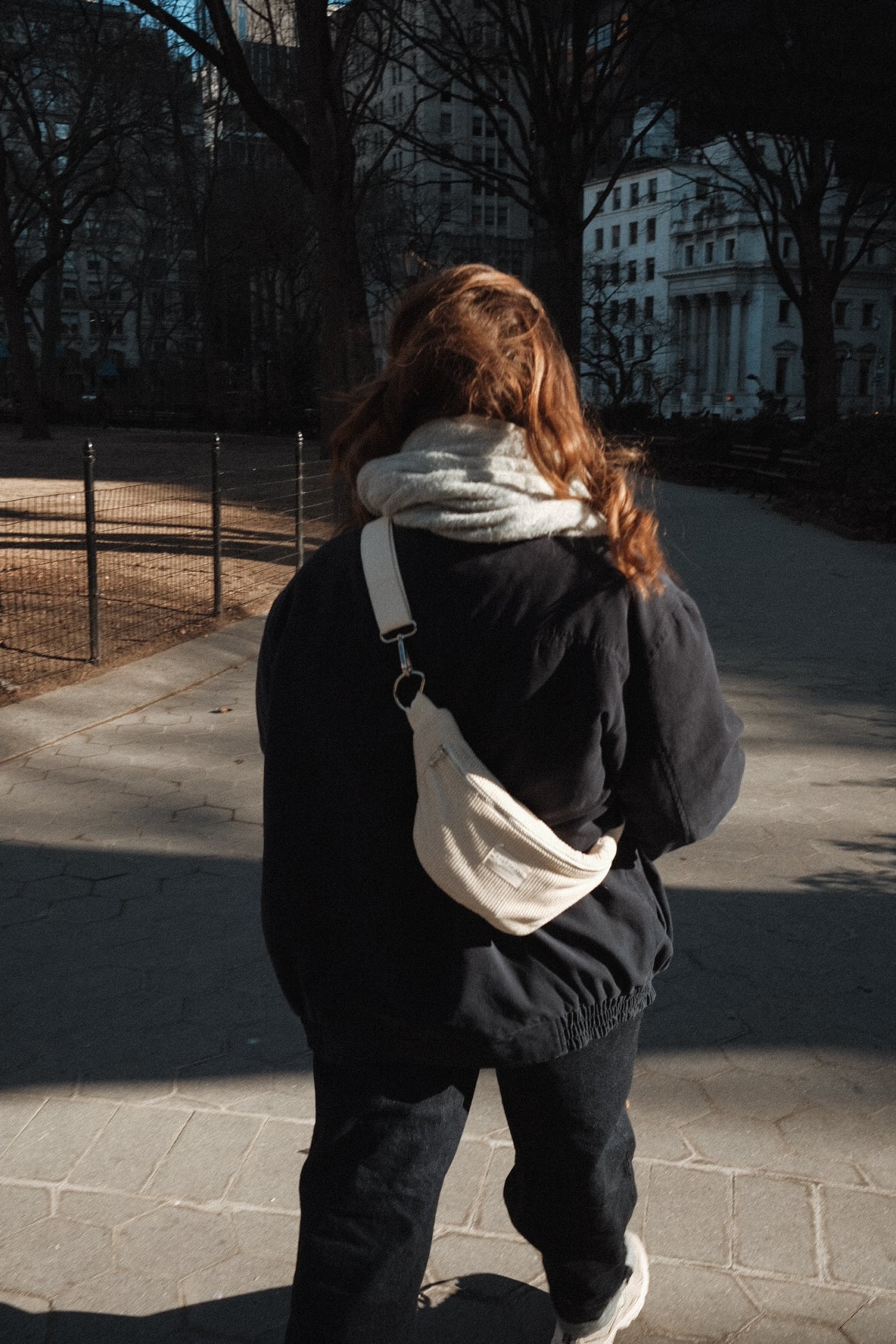 dans le sac - Cord Belt Bag – Vanilla -