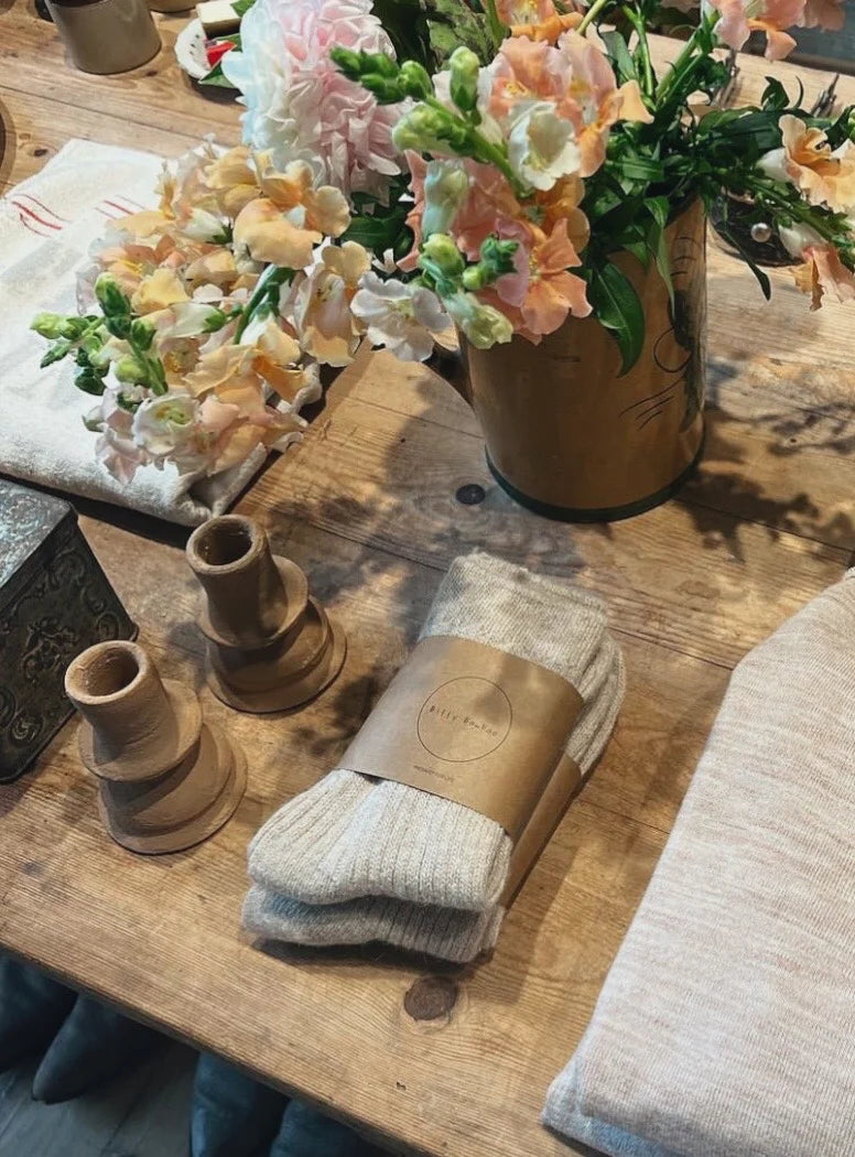 Billy Bamboo - Iceland Wool Sock – Grey Melange -