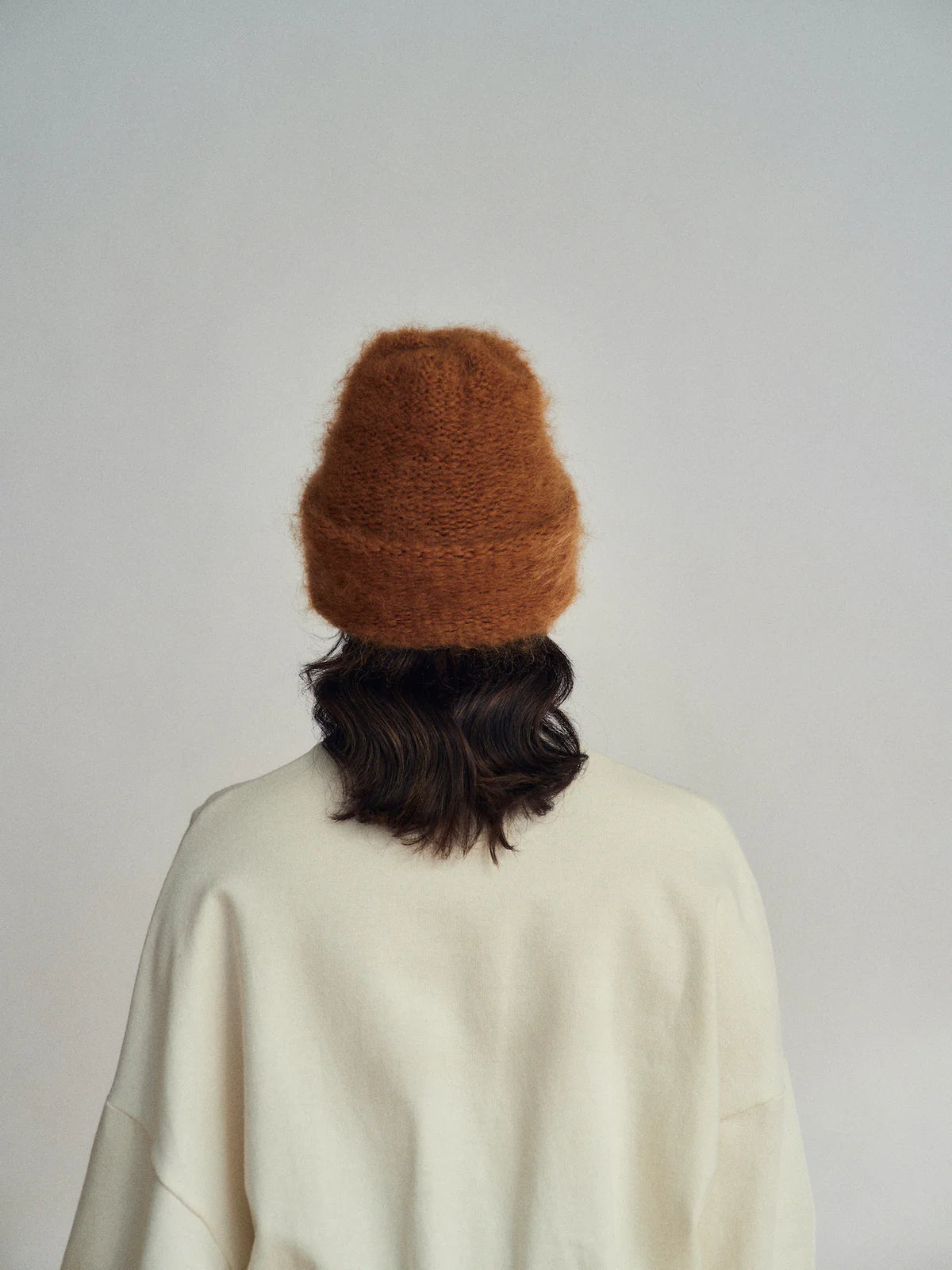 Heirloom - Cloud Mohair Beanie – Golden Latte -