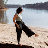 Pokoloko - Crinkle Palazzo Pants -