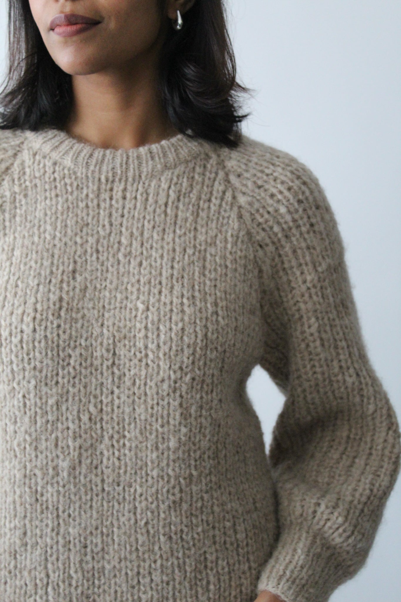 Sattva by Sarah - White Point Sweater -