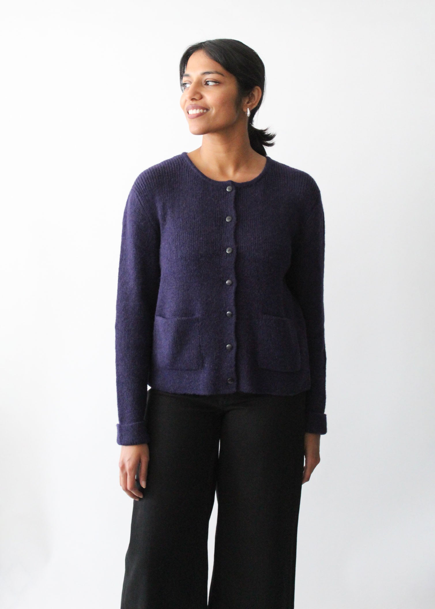 Sattva by Sarah - Cozy Cardigan - Navy