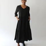 Sattva by Sarah - Anytime Dress - Black Bizet