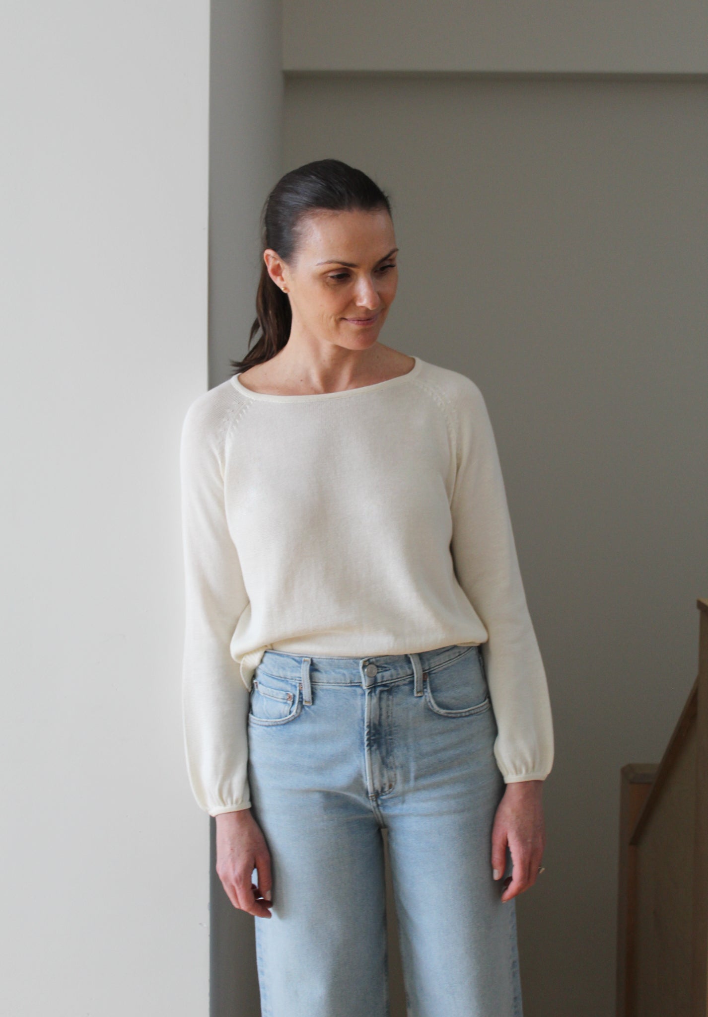 Sattva by Sarah - Balloon Sleeve Sweater -