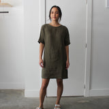 Sattva by Sarah - Nomad Everyday T-Shirt Dress - Bark