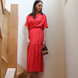 Sattva by Sarah - Paris Skirt - Red Fuchsia