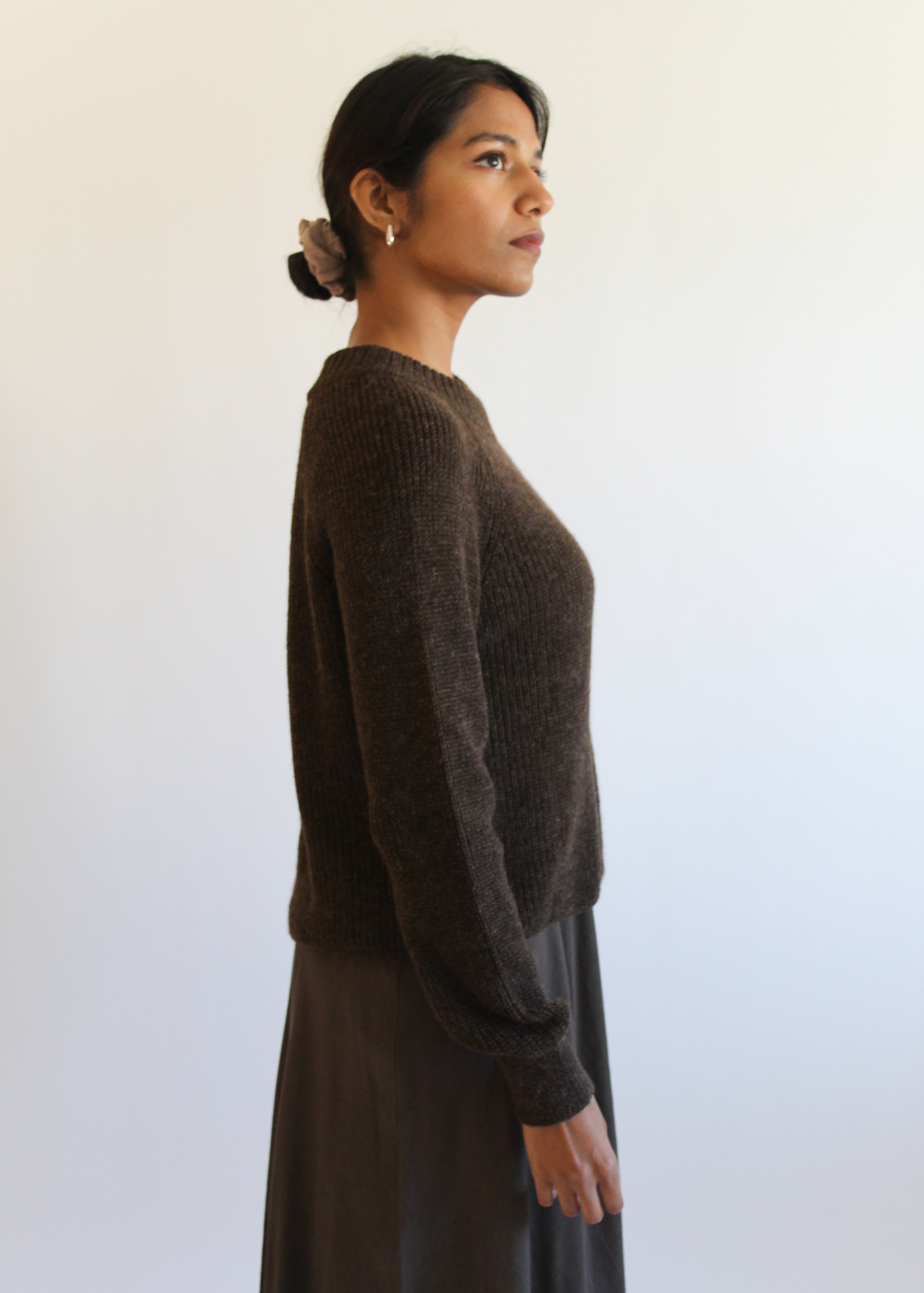Sattva by Sarah - Cozy Crew Crop Sweater -