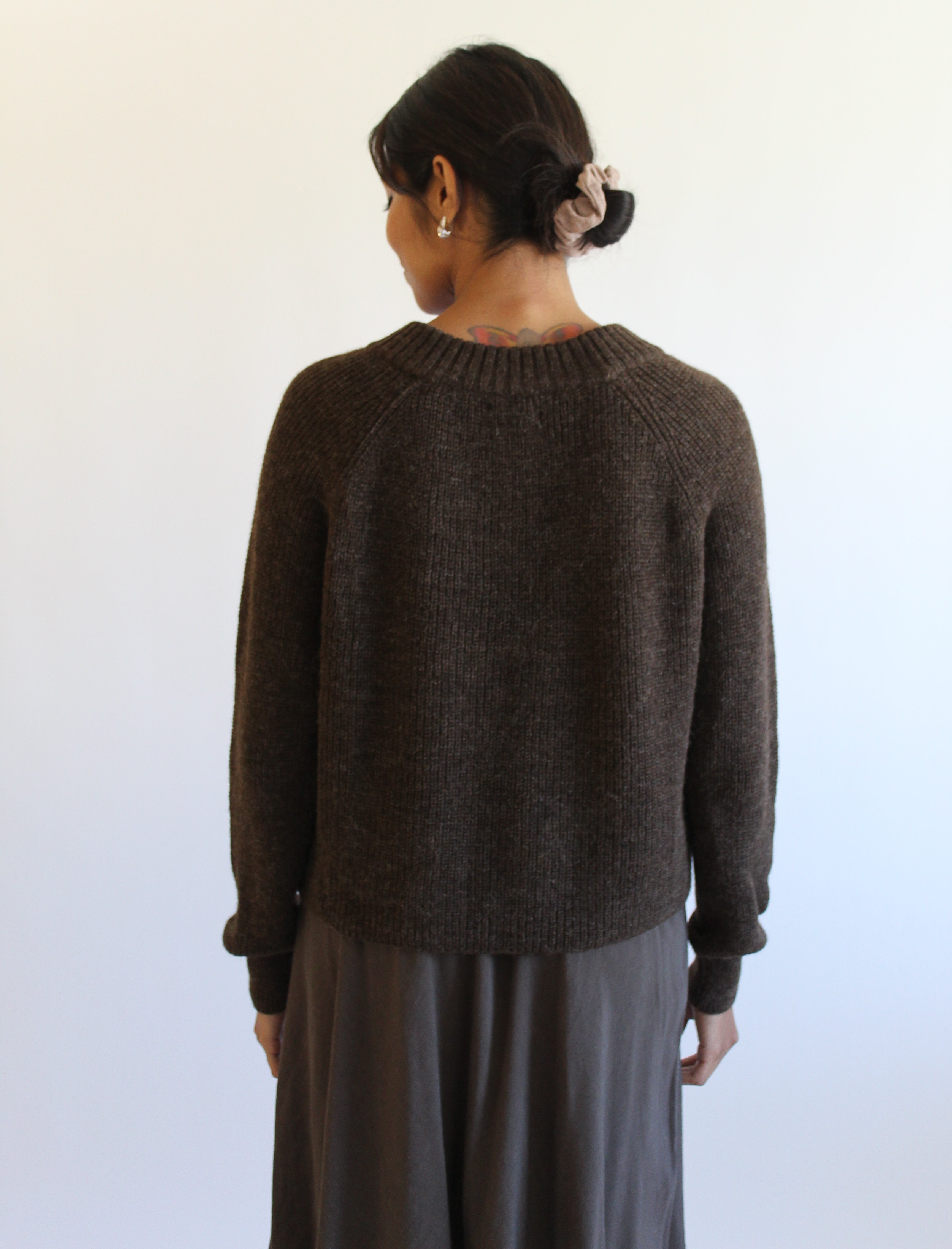 Sattva by Sarah - Cozy Crew Crop Sweater -