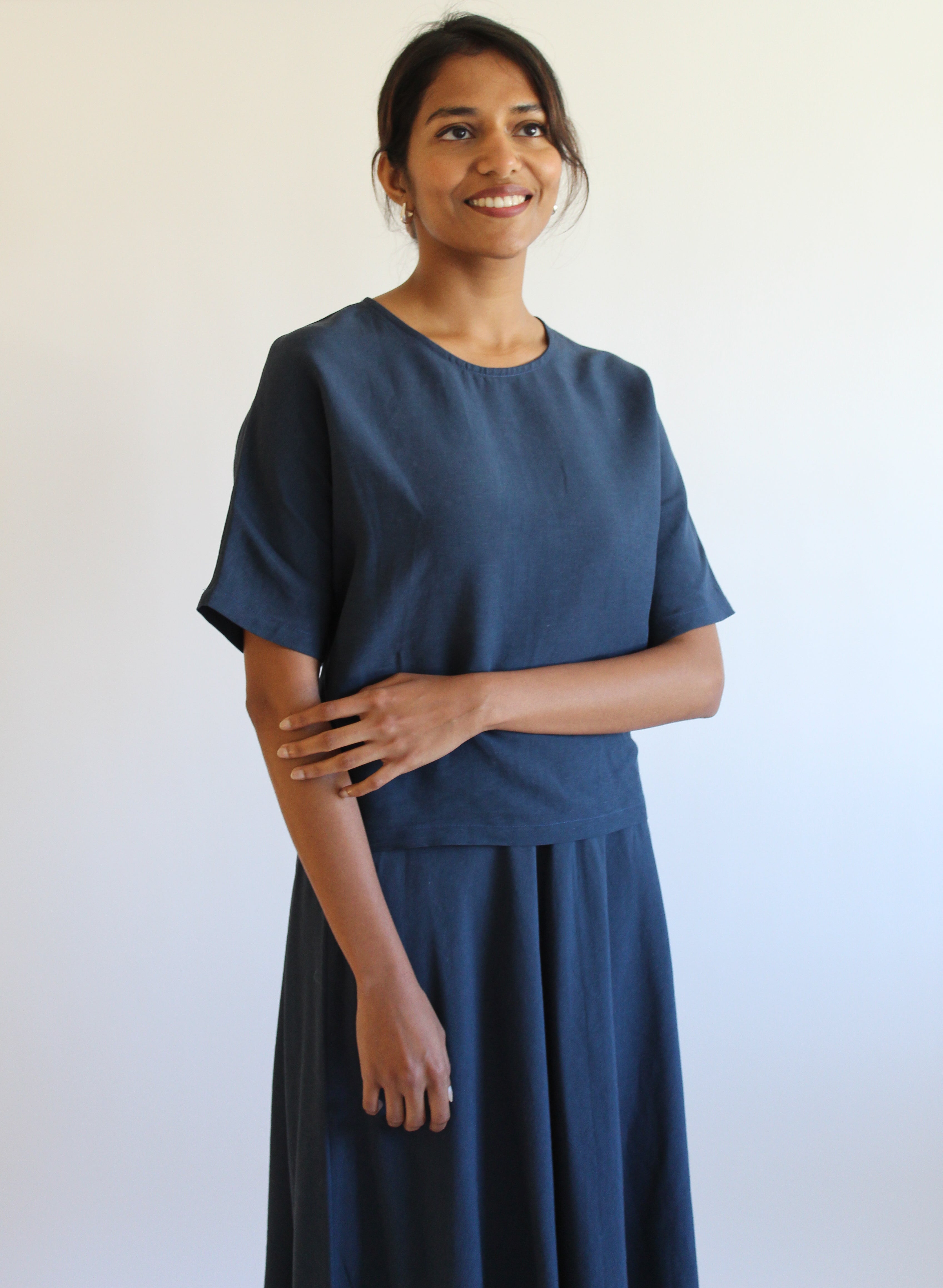 Sattva by Sarah - Everyday Crop Blouse -