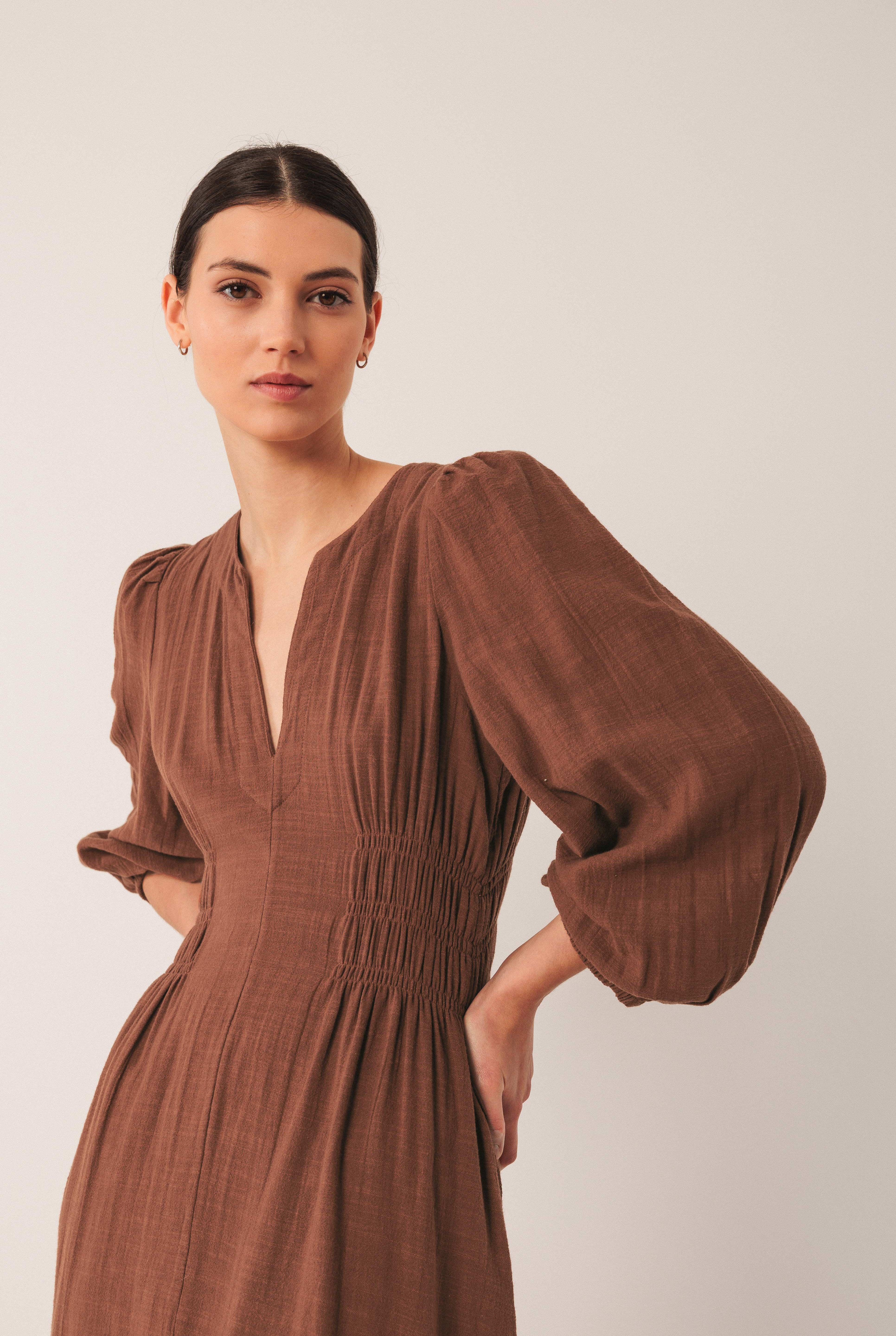 Indi & Cold - Crepe Cotton Dress -