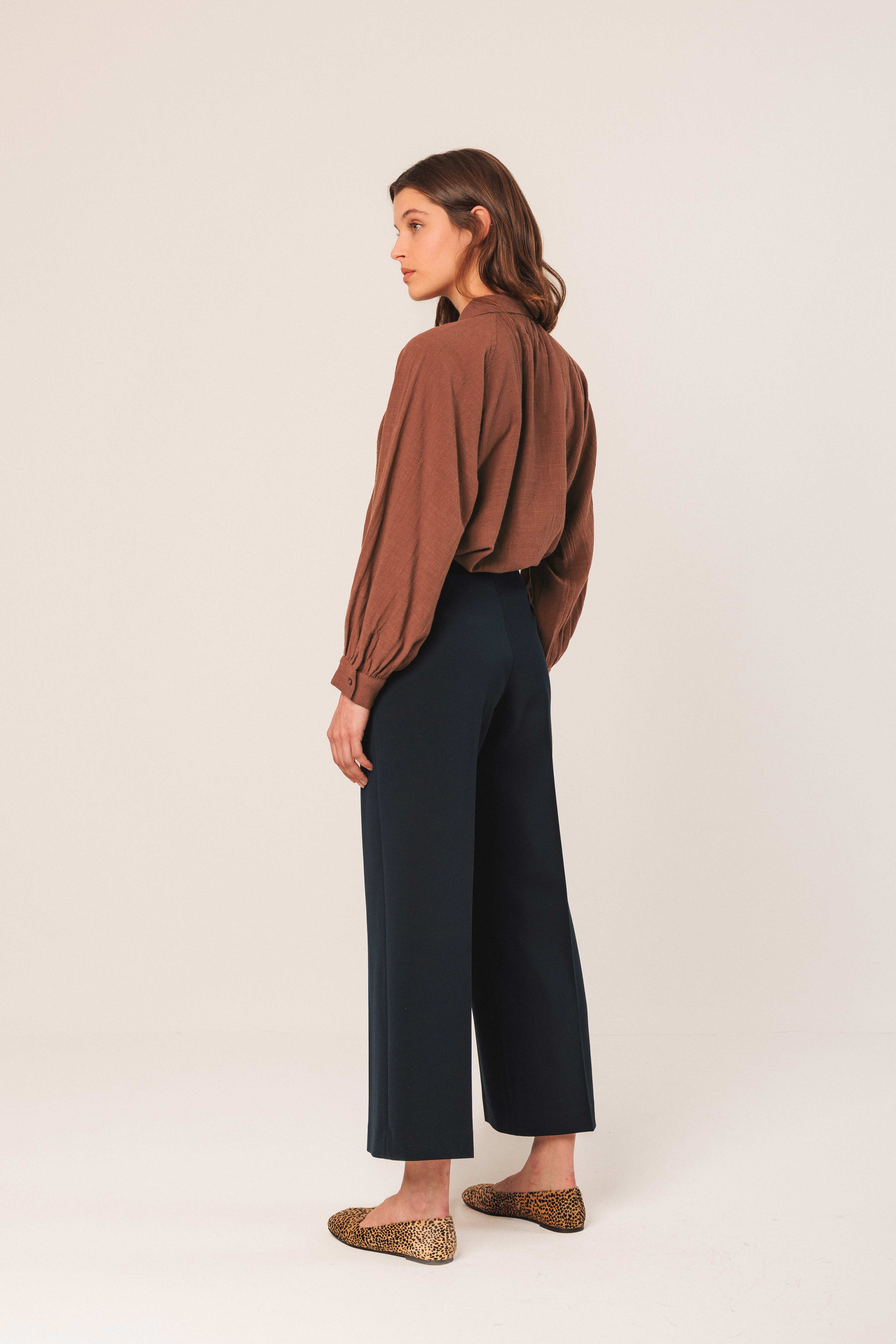 Indi & Cold - Crepe Cotton Shirt -