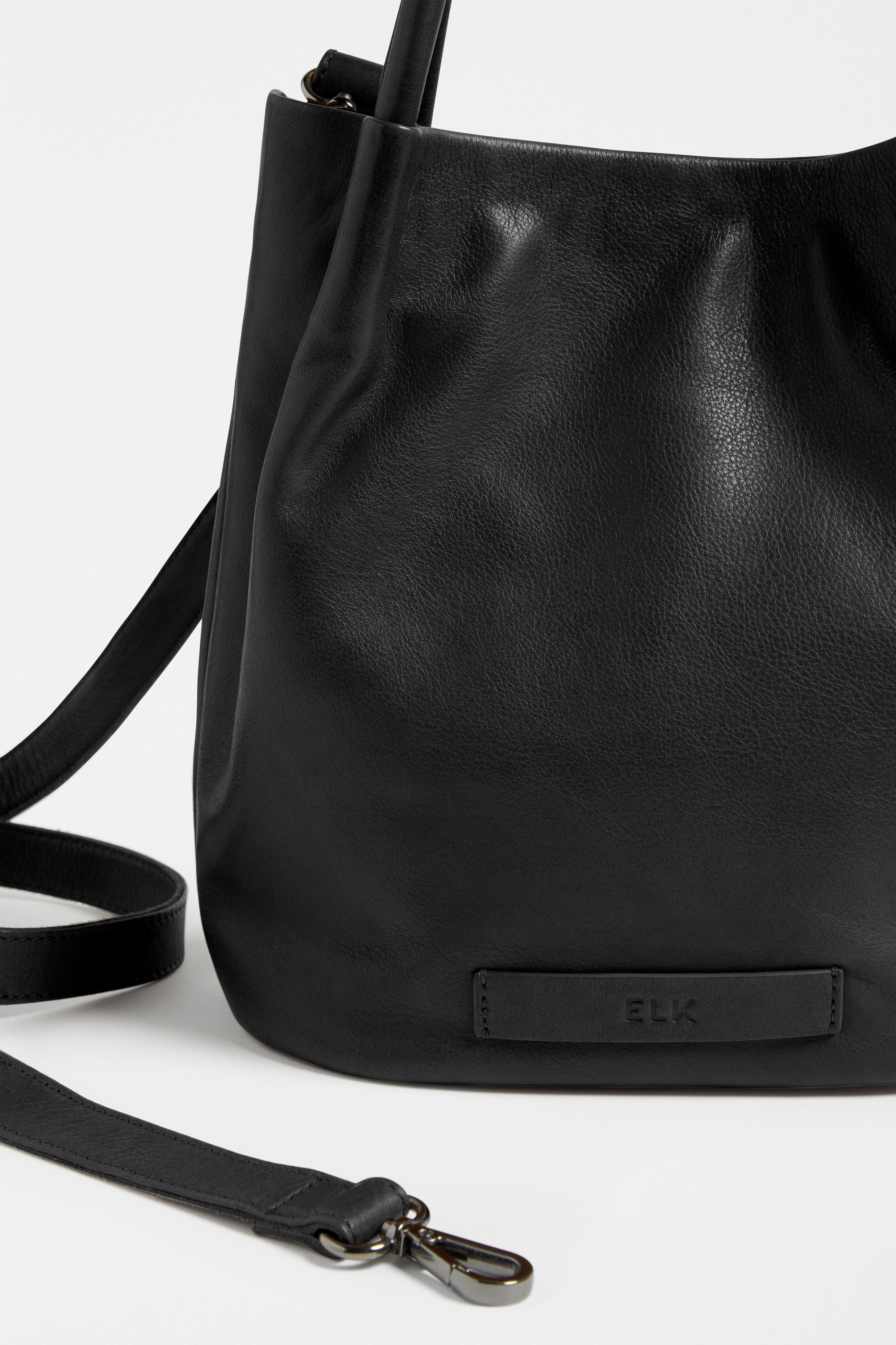 ELK Leather - Mini Orsa Crossbody – Black -