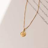 Leah Alexandra - Love Token Necklace Round -