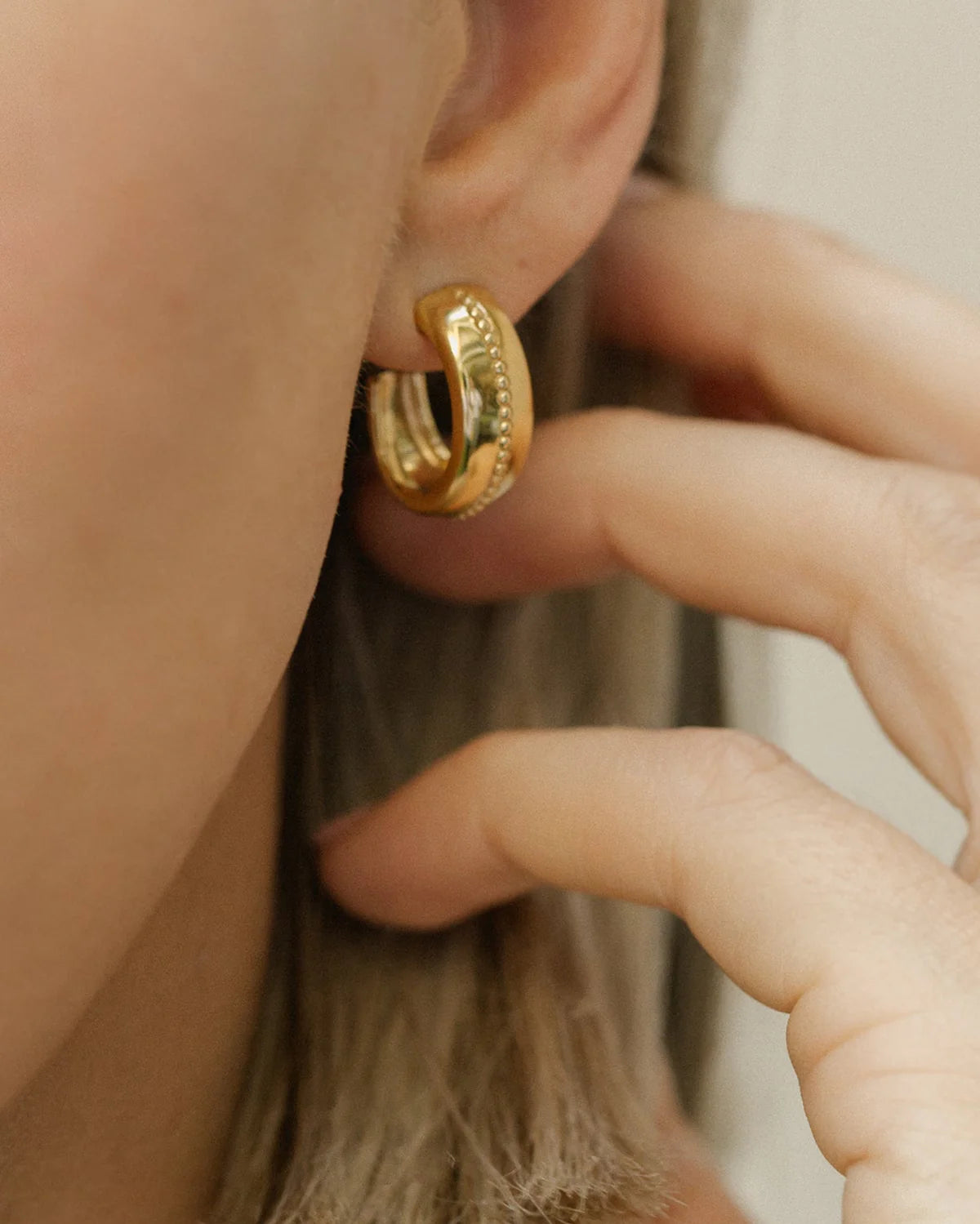 Leah Alexandra - Roma Hoops – Gold -