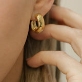 Leah Alexandra - Roma Hoops – Gold -