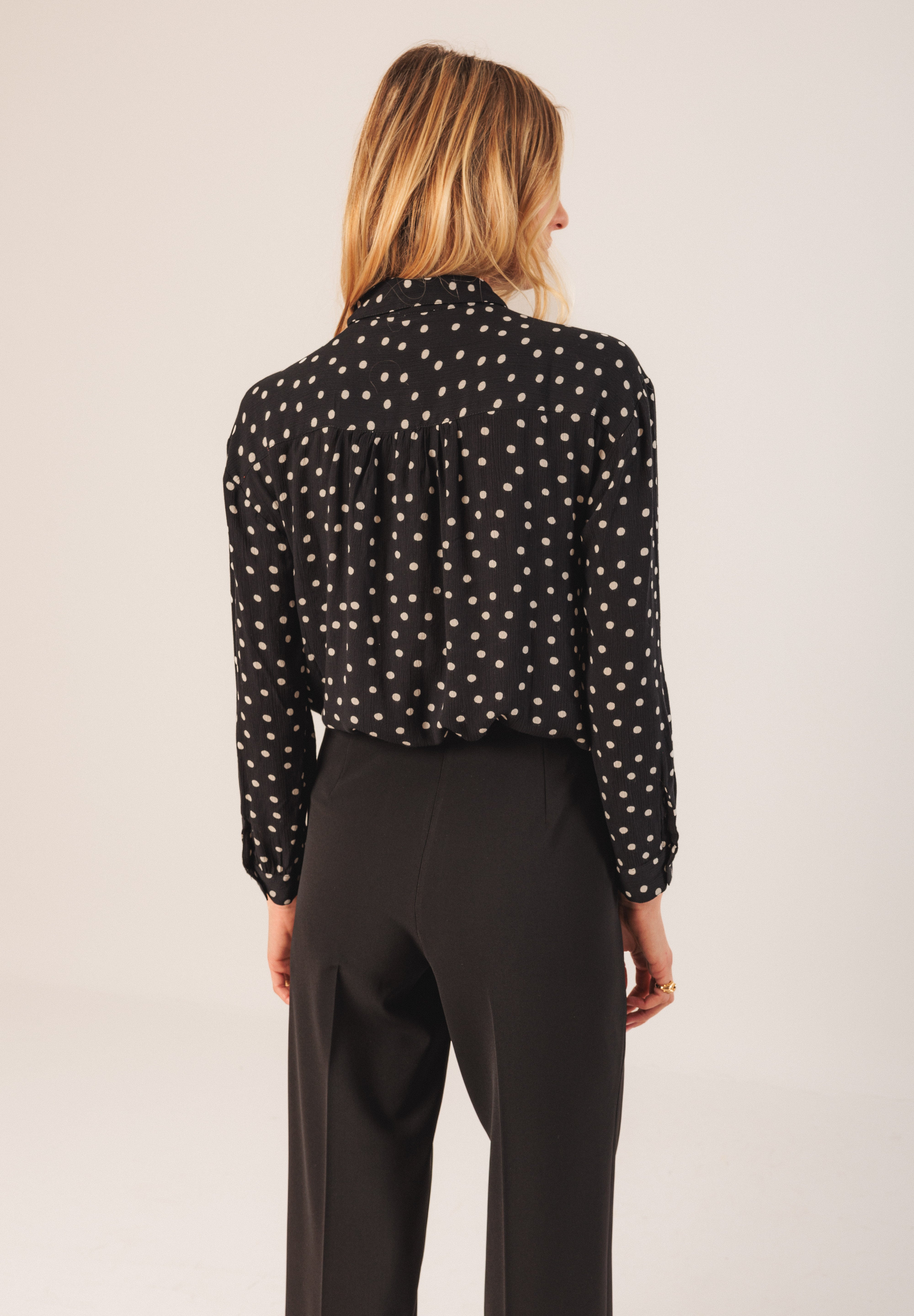 Indi & Cold - Bea Polkadot Blouse -