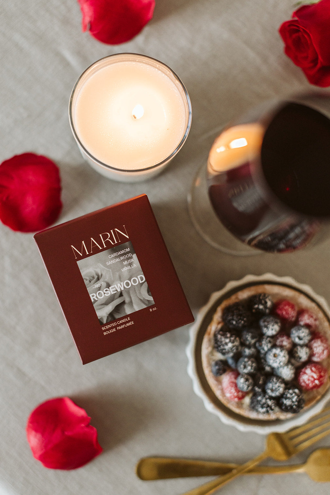 Marin - Candle Rosewood -