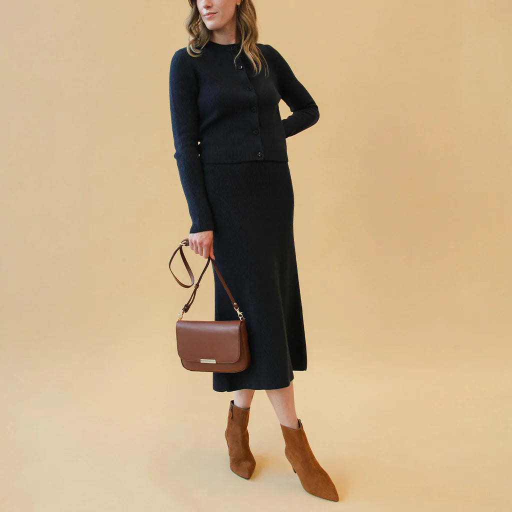 Poppy Barley - Medium Day to Night Bag – Hazelnut -