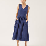 Naïf - Linen Elsa Dress - Indigo